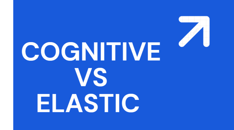 cognitive search vs elastic searh