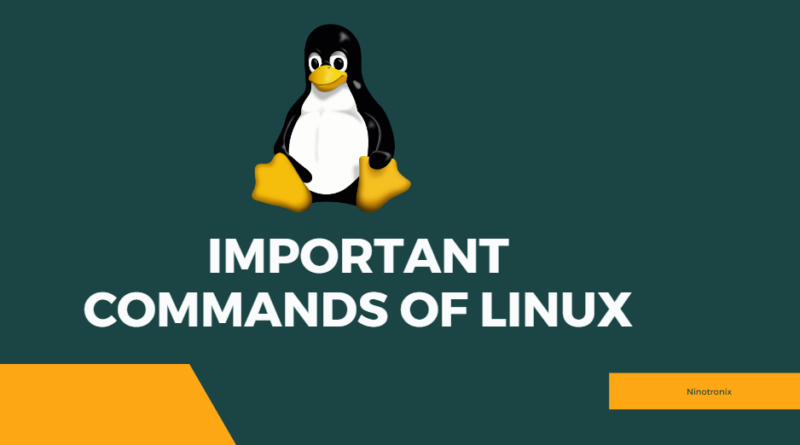 important linux commands
