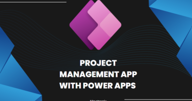 Project Management App with Power Apps and Cloud SQL.