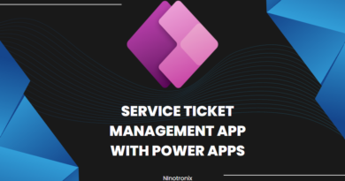 Service Ticket Management App with Power Apps and Cloud SQL.