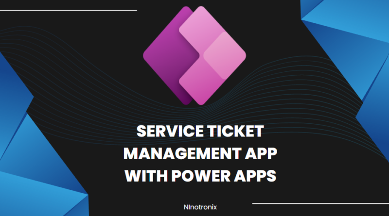 Service Ticket Management App with Power Apps and Cloud SQL.