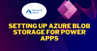 Setting up Azure Blob Storage for Power Apps
