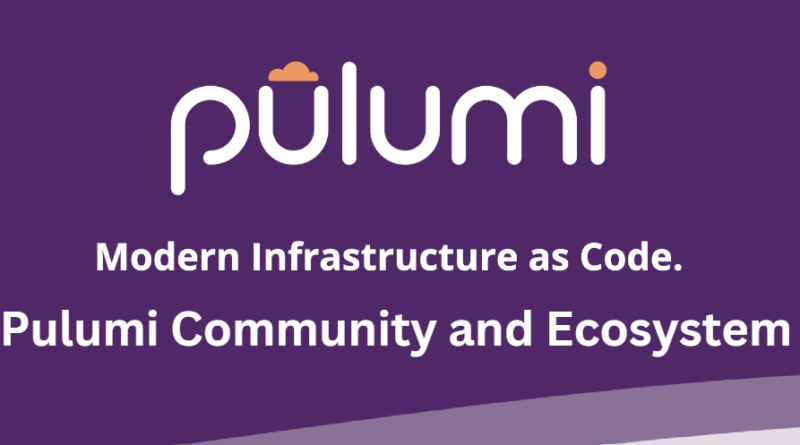 Pulumi Community and Ecosystem: Engaging with the Pulumi community, exploring libraries, and sharing best practices.